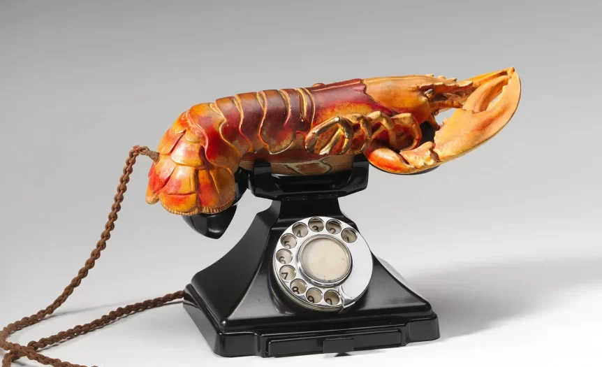 Teléfono Langosta / Salvador Dalí, 1936/ Galería Nacional Escocesa de Arte Moderno