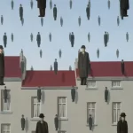 Obra: Golconda / René Magritte / 1953